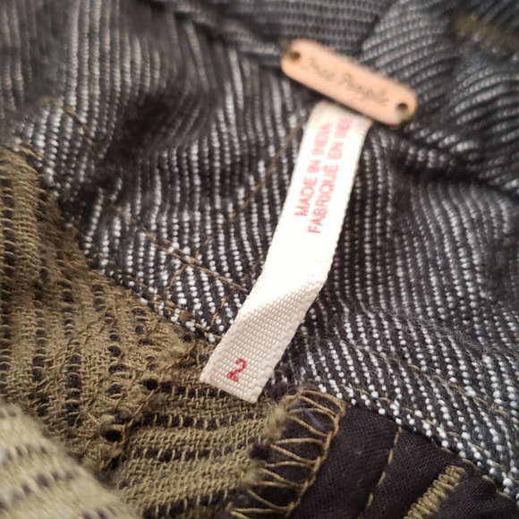 Free People Rumors Yarn Dye Harem Pants - Picture 5 of 5